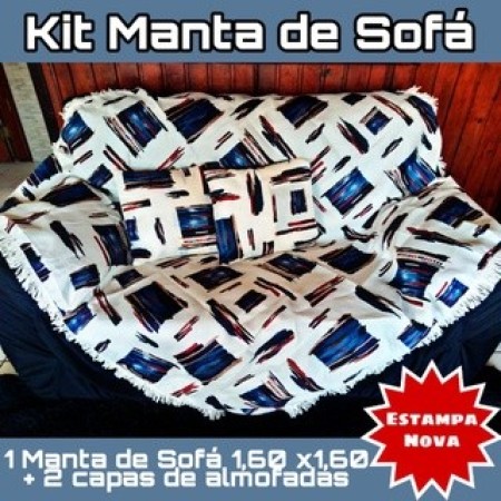 Manta De Sofa + 2 Capas De Almofadas - Image 2