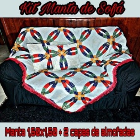 Manta De Sofa + 2 Capas De Almofadas - Image 3