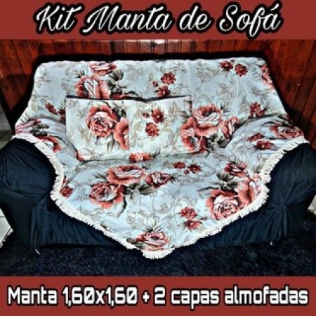 Manta De Sofa + 2 Capas De Almofadas - Image 4